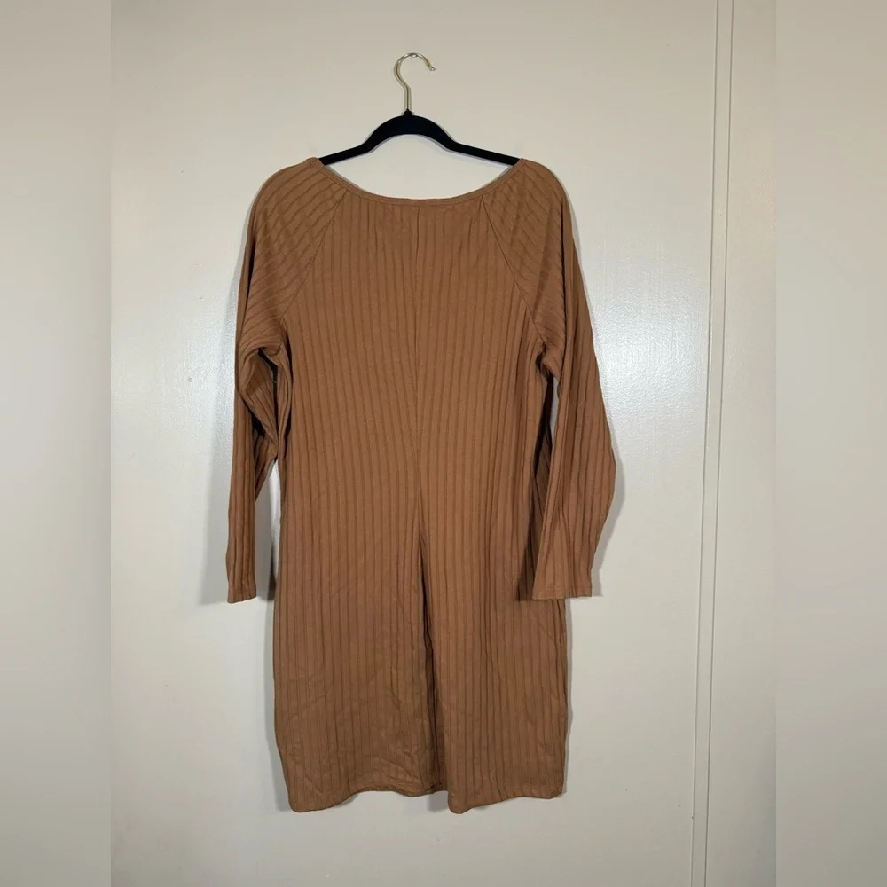 NWOT Old Navy Ribbed Knit Granola Dress size 2X - Picture 2 of 5